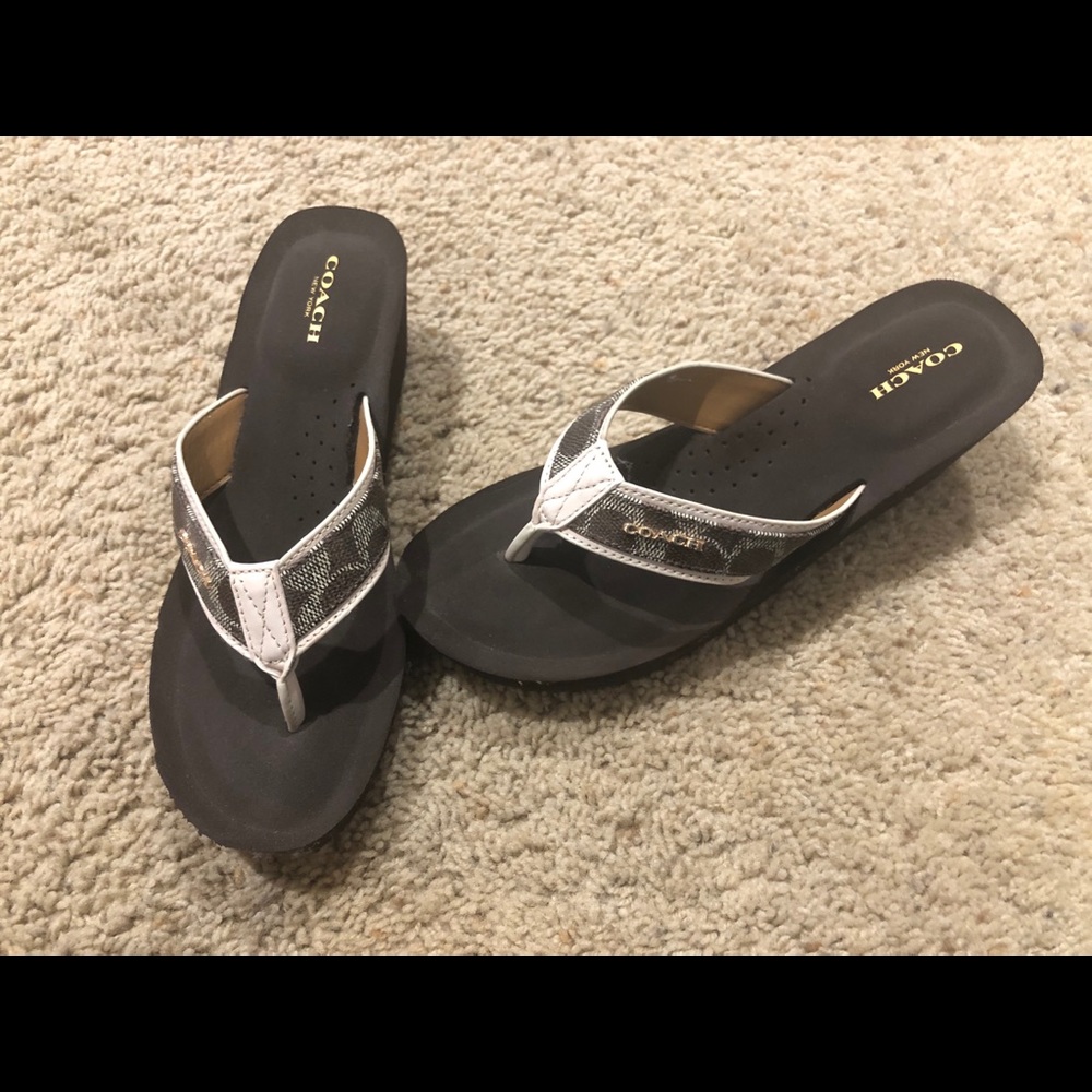 COACH flip flops